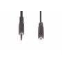 E & P - e+p B 125/1 1.5m 3.5mm 3.5mm Black audio cable