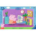 Ravensburger Verlag Gmbh - Ravensburger 06123 Puzzle: Peppa am Comp