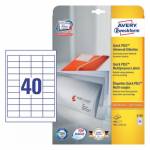 Avery - Zweckform Universal - Selbstklebend - wei - 48,5 x 25,4 mm 400 Etikett(en) (10 Bogen x 40) Etiketten (6126)