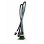 Supermicro - CBL-0352L - SAS-Kabel (intern zu extern) - 36 PIN 4iMini MultiLane - 4x Shielded Mini MultiLane SAS (SFF-8088), 26-polig - 85cm 