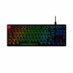 Hyperx - Alloy Origins Core PBT HX Rot ? Mechanische Gaming-Tastatur - Tenkeyless (80 - 87 %) - Kabelgebunden - USB - Mechanischer Switch [DE-Version, German Keyboard]