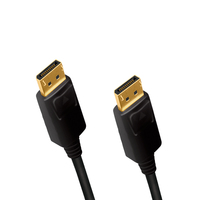 Logilink - Displayport-kabel - Displayport (m) Eingerastet Z 1