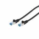 No-name - Patchkabel CAT6a RJ45 S/FTP PiMF 3m Schwarz
