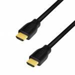 Logilink - HDMI-Kabel A/M zu A/M, 4K/60 Hz, CCS, schwarz, 1,0m