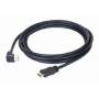 Gembird - - HDMI-Kabel - HDMI mnnlich zu HDMI mnnlich - 1.8 m - Schwarz - 90 Stecker