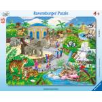 Ravensburger 06661 -45 Teile Rahmenpuzzle Besuch Im Zoo - Ravensburger 6661 Puzzle Besuch im Zoo 3