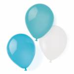 Amscan - Amscan: 8 Latex Balloons Aqua Glamor 25,4 Cm/10