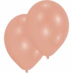 Amscan - Amscan: 10 Latex Balloons Pearl Rosegold 27.5cm/