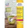 Avery Zweckform - Zweckform L4776REV - Selbstklebende, abnehmbare, matte Polyester-Folienetiketten fr den Auenbereich - wei - 