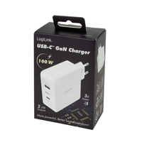 Logilink Pa0281 Usb Wall Charger, 2port, Usb-af & Usb-cf, 10 6