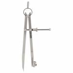 Ks Tools - Przisions-Feder-Spitzzirkel mit Bleistifthalter (300.0411)