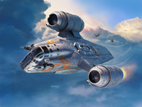 Revell 06788 Star Wars The Mandalorian: Razor Crest Platinum 7