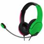 Pdp-performancedesignedproduct - Slu?alke Pdp Lvl40 Chat Stereo Headset Za Nintendo Switch Roza Zelene Barve