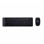Logitech - Wireless Combo MK220 - Volle Gre (100%) - Kabellos - USB - Schwarz - Maus enthalten (920-008318)