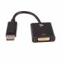 V7 - DISPLAYPORT-DVI ADAPTER-BLK M/F VGA,SVGA,SXGA,UXGA,HDTV1080P (CBLDPDVI-1E)