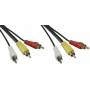  "Inline- Cinch Kabel, Audio/Video 3x Cinch St/St 10m (89610)-Inline-Hardware/Electronic"