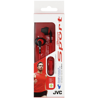 Jvc Haenr15b Gumy Sport Nozzle Fit Mic Black/ red