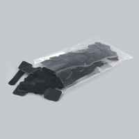 Label-the-cable - LTC Kletthalter Pro Wall 50er Set selbstklebend schwarz