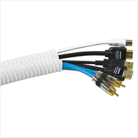 Label-the-cable - LTC Klettrolle Pro Cable Tube 25m zum Bndeln&Ordnen wei
