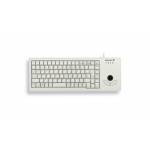 Cherry - CHERRY TAS G84-5400 Corded DE-Layout hellgrau TRACKBALL USB [DE-Version, German Keyboard]