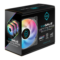 Iceberg Thermal Icegale Argb Gen2.0 -120 Mm Black (3er Pack) 3