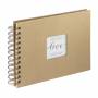 Hama - Hama Craft album photo et protge-page Marron 40 feuilles 10 x 15 Reliure spirale