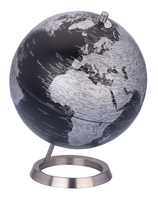 Troika - Troika Globus 23.5 GRAD schwarz silberfarben (G2507-BKSI/CB)