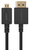 Gembird - 1.8m HDMI-M/micro HDMI-M - HDMI - Micro-HDMI - M�nnlich/m�nnlich - Gold - Schwarz - 150 x 200 x 10 mm (CC-HDMID-6)