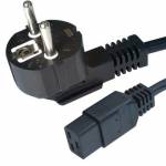 Gembird - Type F/C19 1.8m - Power plug type F - C19 coupler - Mnnlich/weiblich - Gerade - Gerade - Schwarz (PC-186-C19)