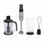 Princess - 221221 Stabmixerset - Prierstab - 0,8 l - 1000 W - Schwarz - Edelstahl (01.221221.01.001)