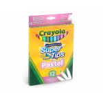 Crayola - Supertips Pastel ( 12 Pcs )