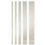 Kensington - NOBO T-Kartentrger fr Kartengre 1,5, 40 Schlitze Mae: (B)48 mm x (H)810 mm, aus Metall (1900397)