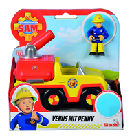 Sam Il Pompiere: Simba Toys - Camion Venus Cm.16 Con Persona 3