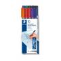 Faltschac Staedtler Universalstift Lumocolor F Non-perm 10st - Universalstift Lumocolor F non-perm 10St,Faltschac