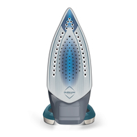 Tefal - Tefal Ultragliss Anti-Calc Plus FV6842E0 B�geleisen Dampfb�geleisen 2800 W Blau, Silber