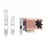 Qnap - QNAP DUAL M.2 PCIE SSD+SINGLE PORT 10GbE QM2-2P10G1TB