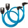 Corsair - Corsair CC-8900281 SATA cable 0.3 m Black,Blue