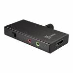 J5 Create - JVA02-N Live Capture Adapter HDMI? zu USB-C?mit Stromversorgung - Schwarz - USB 3.2 Gen 1 (3.1 Gen 1) - 1920 x 1080 Pixel - USB 