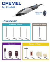 Dremel 2050-15 Stylo+ F0132050jm Multifunktionswerkzeug Mit 5