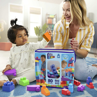 Mega Bloks - First Builders - Sacca Eco 80 Pz Rosa 8