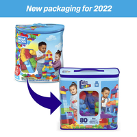 Mega Bloks - First Builders - Sacca Eco 80 Pz Rosa 4