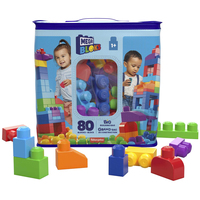 Mega Bloks - First Builders - Sacca Eco 80 Pz Rosa 9