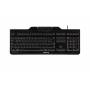 Cherry - CHERRY KC 1000 SC - USA-Tastatur - USB - Schwarz (JK-A0100EU-2) [DE-Version, German Keyboard]
