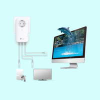 Tp-link Av1300 - Gigabit Passthrough Powerline Starter Kit - 6