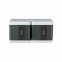 Jung - 8220 KINAW Steckdose Typ F Schwarz - Durchscheinend - Wei (8220KINAW)
