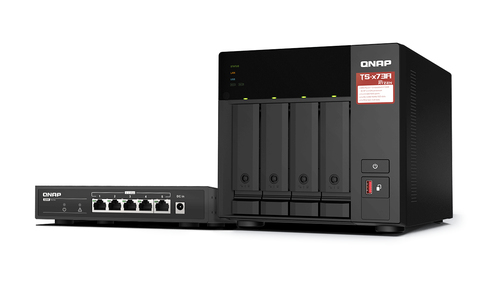 Qnap -QNAP SYSTEMS TS-473A-SW5T 4 BAY 2.2GHZ BUNDL 4C / 8T