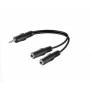 Microconnect - - Audio-Splitter - Mini-Stecker mnnlich zu Mini-Stecker weiblich - 20 cm