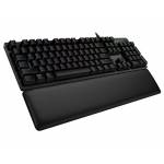 Logitech - Gaming G513 - Tastatur - backlit - USB - QWERTY - Spanisch - Tastenschalter: GX Brown Tactile - Kohle[ES-Version, Spain Keyboard]