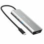 J5 Create - j5create JCD401-N USB4? Dual 4K Multi-Port Hub - Kabelgebunden - USB 3.2 Gen 2 (3.1 Gen 2) Type-C - 85 W - Silber - 10 Gbit/s - 
