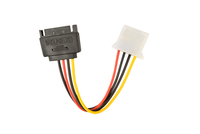 Gembird Sata Power Cable 15pin Male->4pin Molex 15cm (cc-sat - gembird SATA auf Molex Stromkabel, 0,15 m